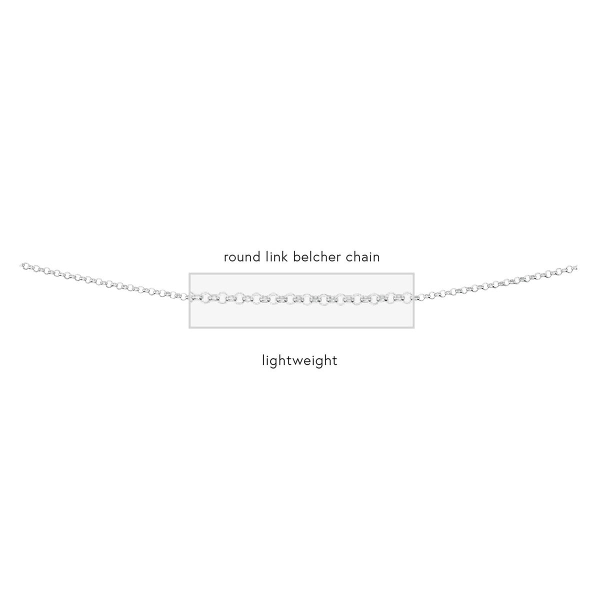Round Link Belcher Chain