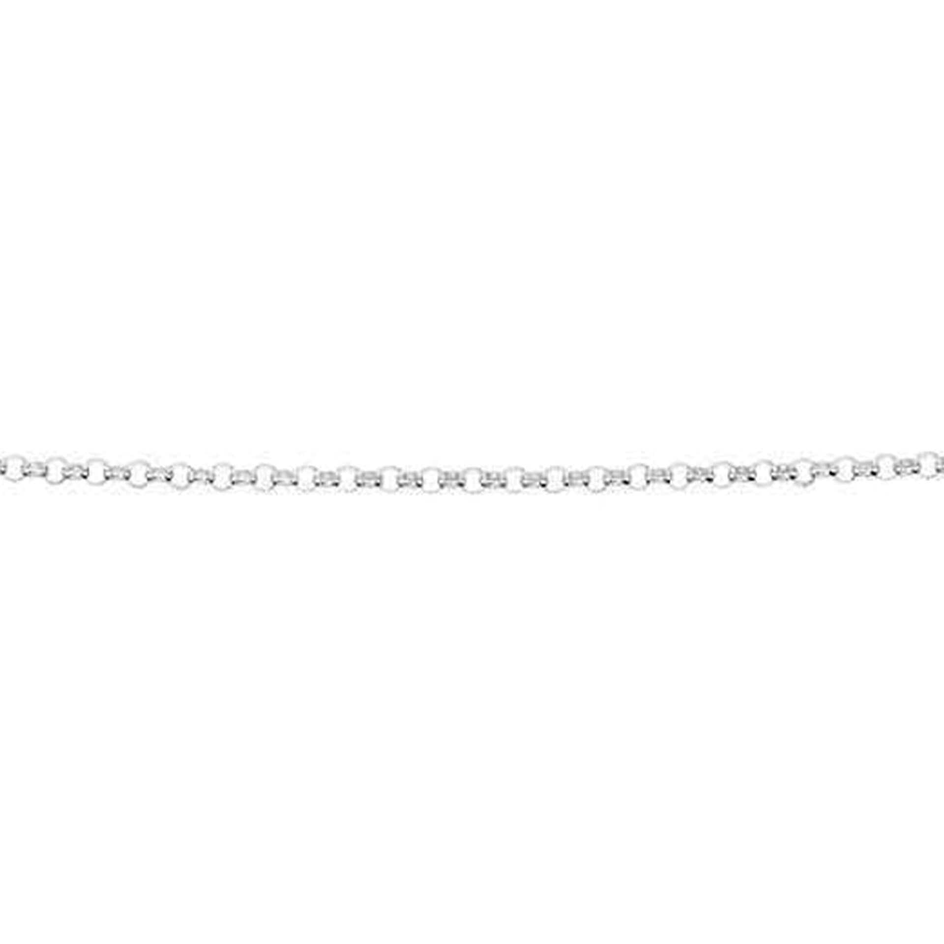 Round Link Belcher Chain with Extender 41cm-46cm