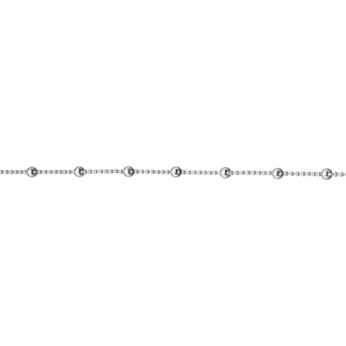 Multi Ball Station Chain Necklace
