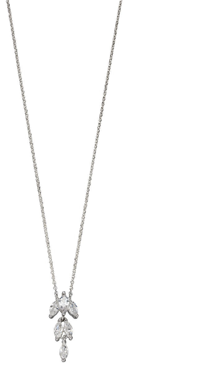 Cubic Zirconia Marquise Pendant