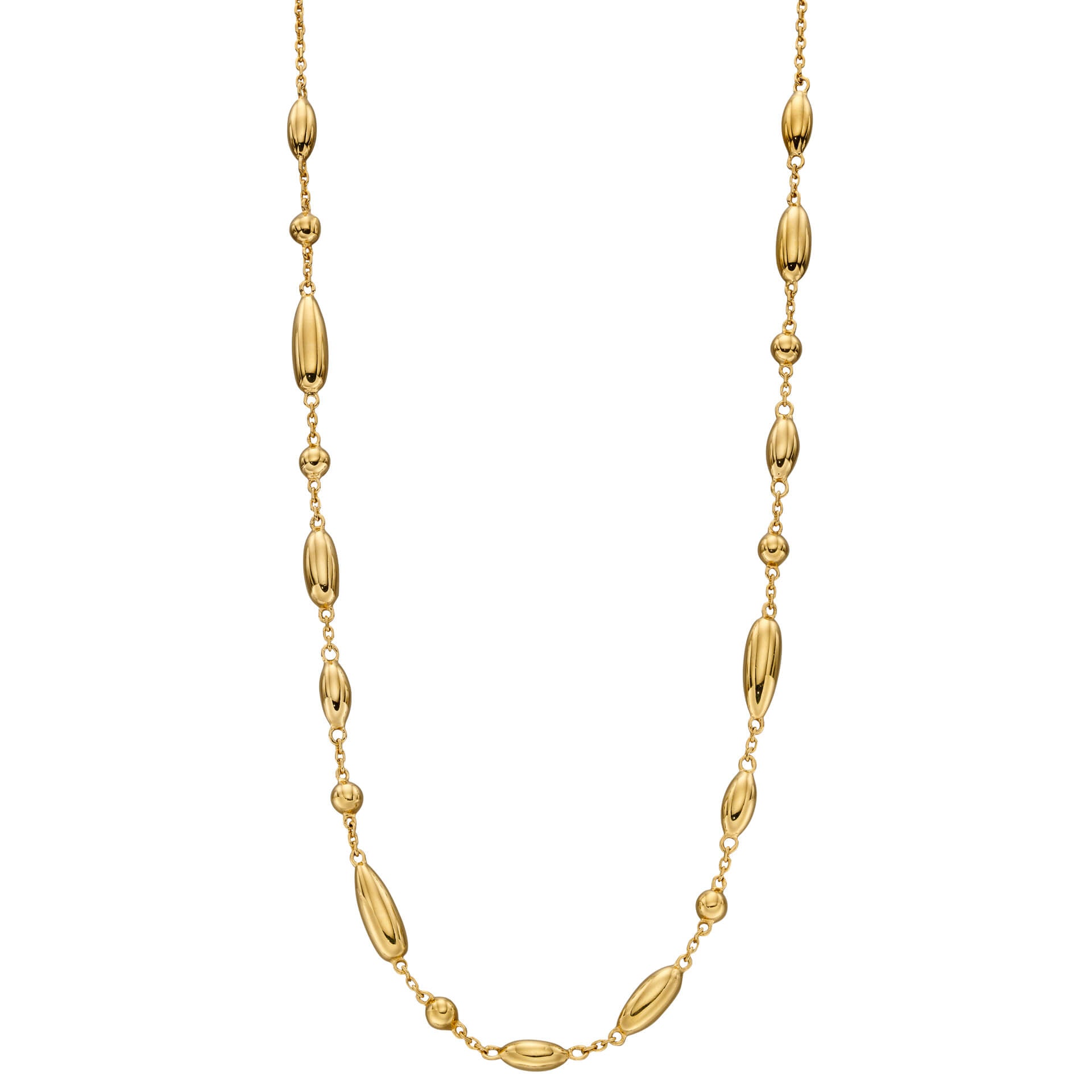 Flower Bud Station Necklace
