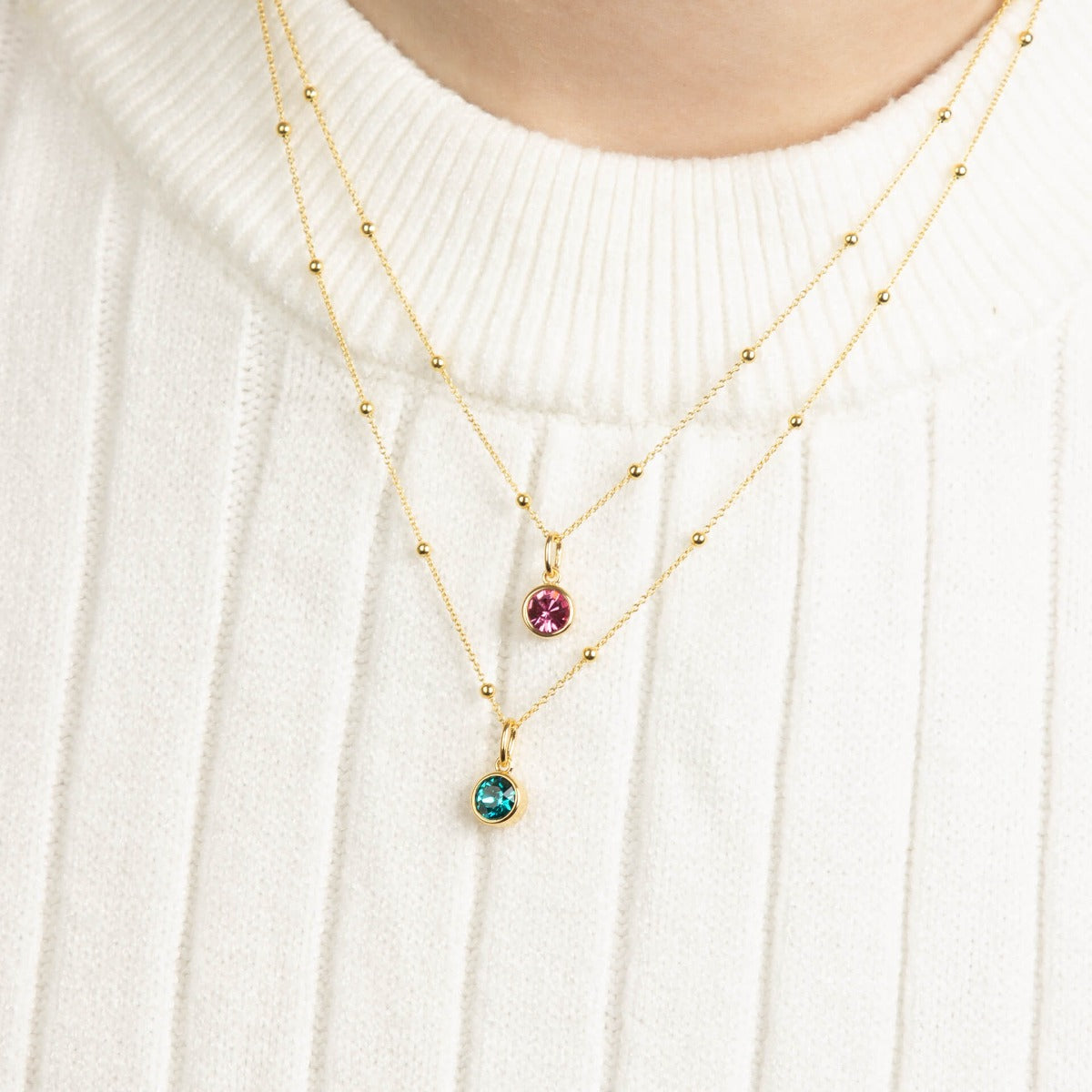 Crystal Birthstone Charm