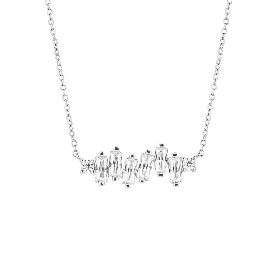 Multi Baguette Necklace