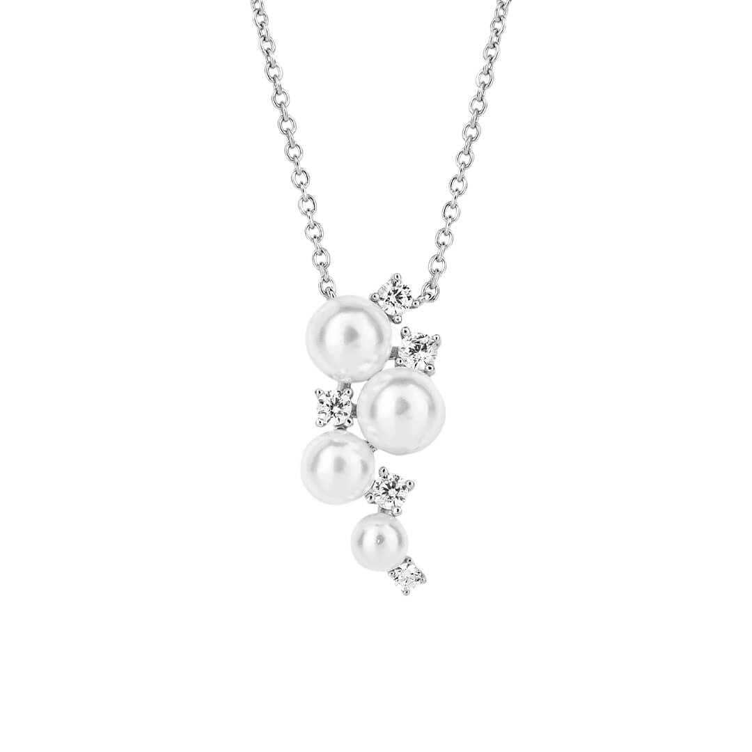 Shell Pearl Bubble Necklace