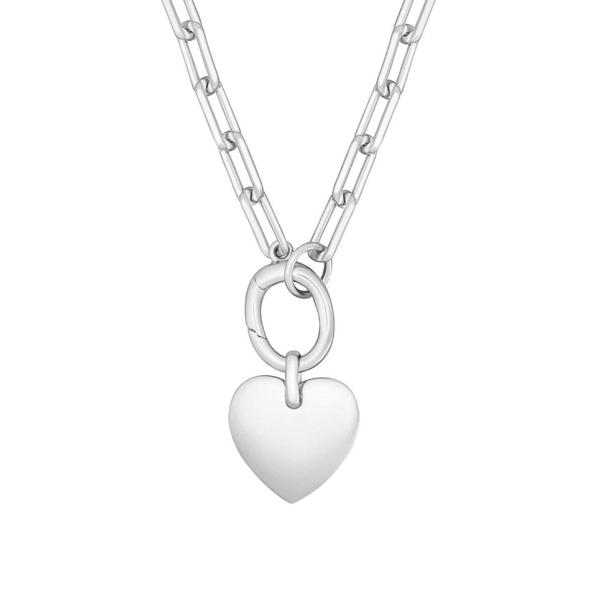 Open Link Charm Carrier Necklace