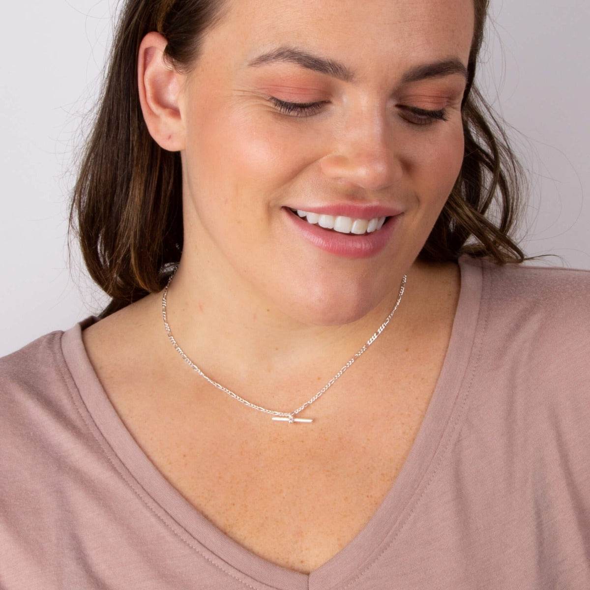 T-Bar Link Chain Necklace