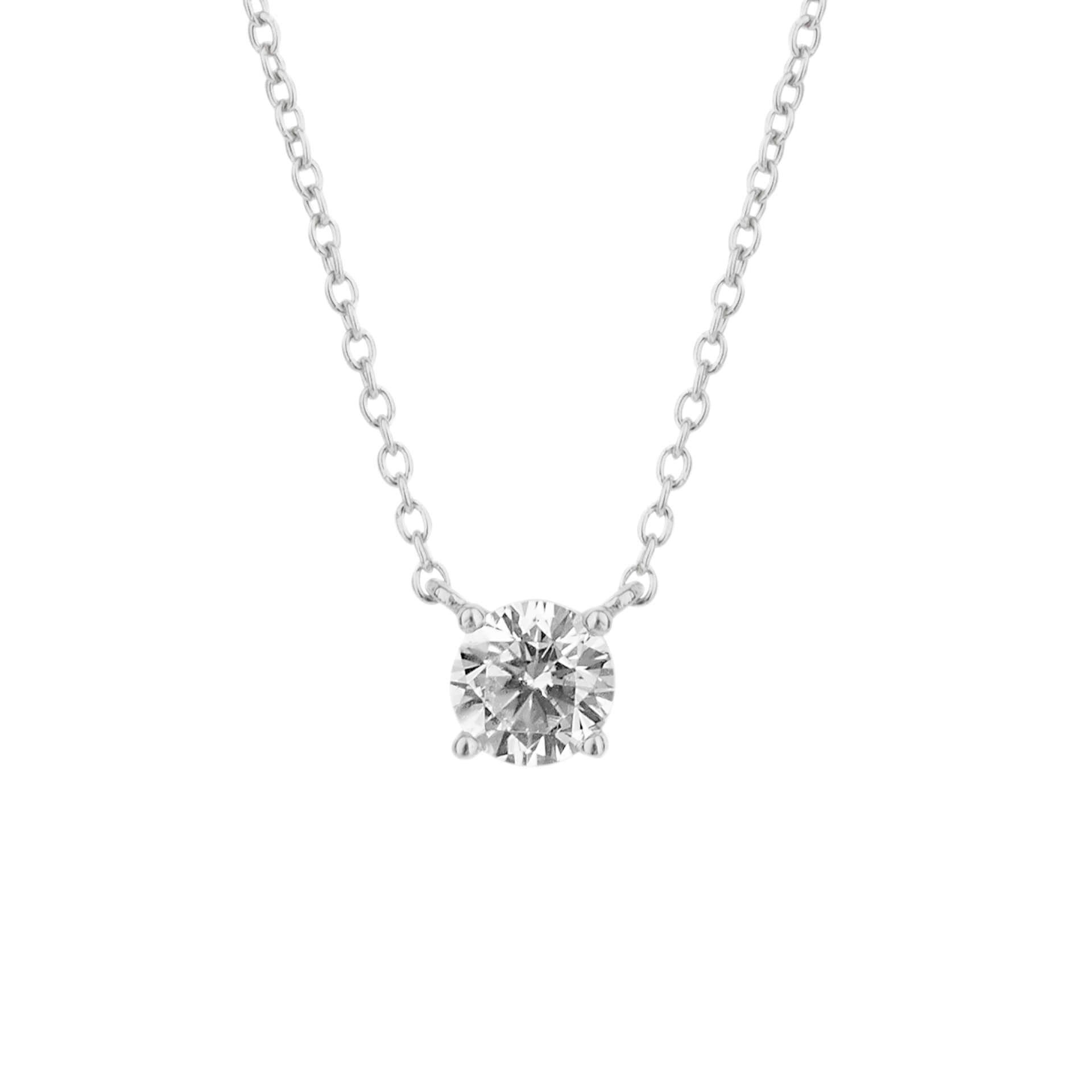 Four Claw Solitaire Necklace