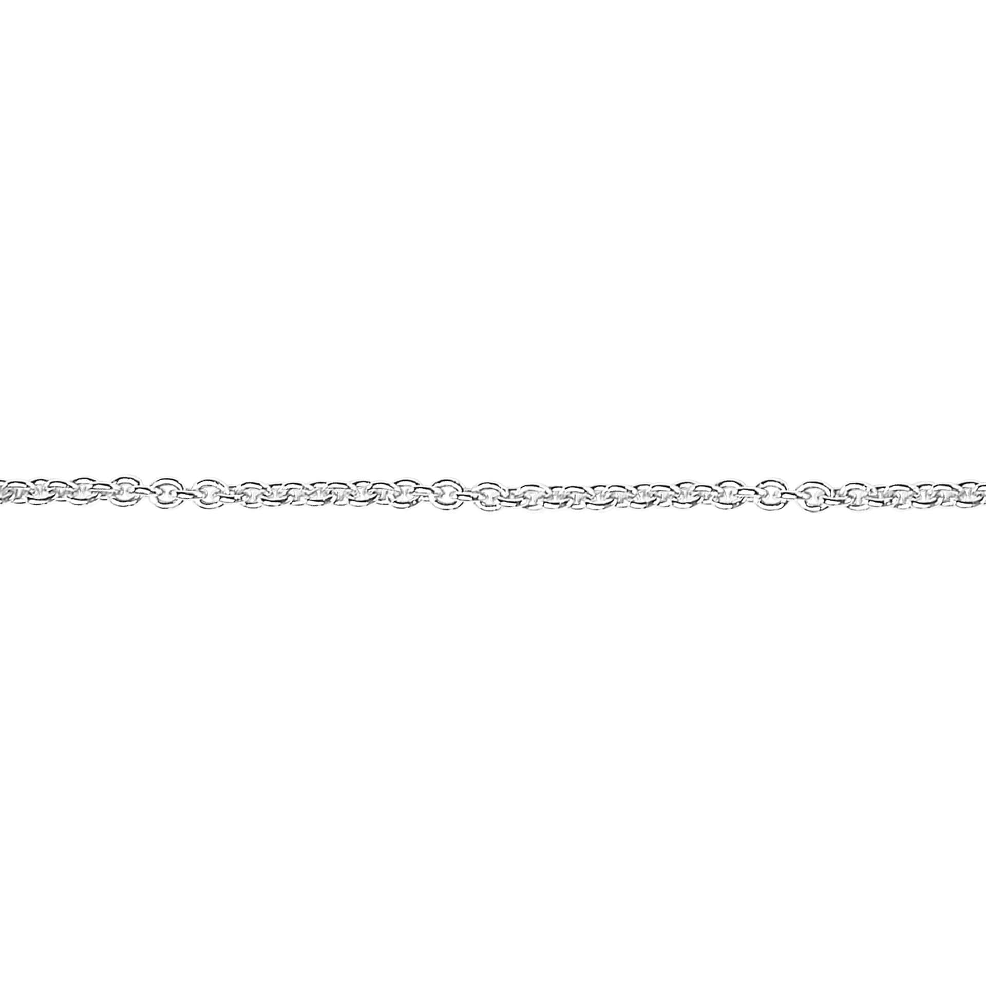 Platinum Plated Trace Chain 41cm-46cm