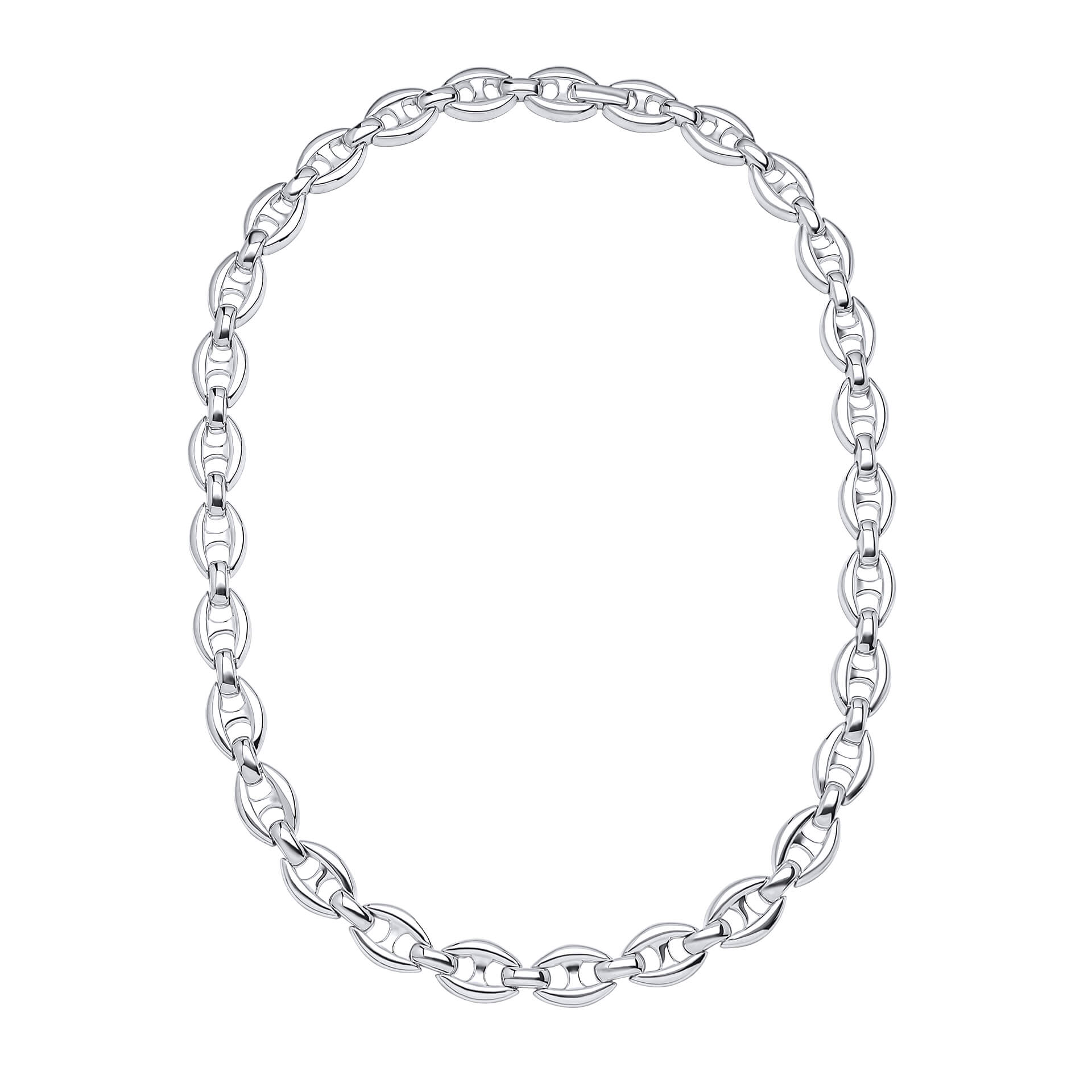 Heavy Weight Linked Chain Necklace