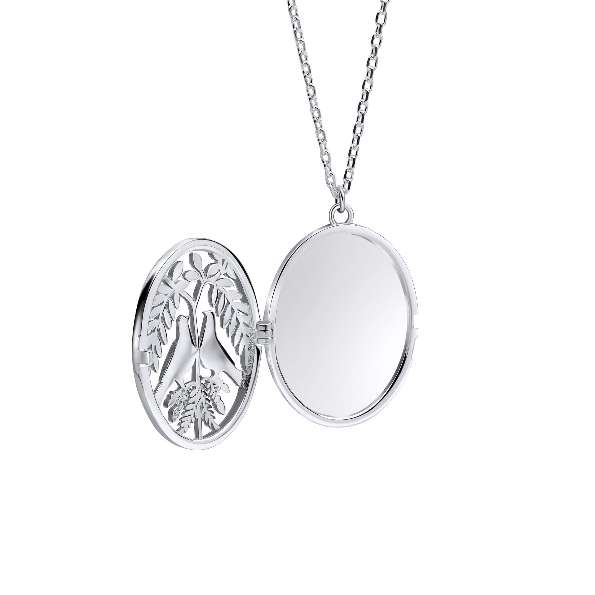 Turtle Dove Locket Necklace