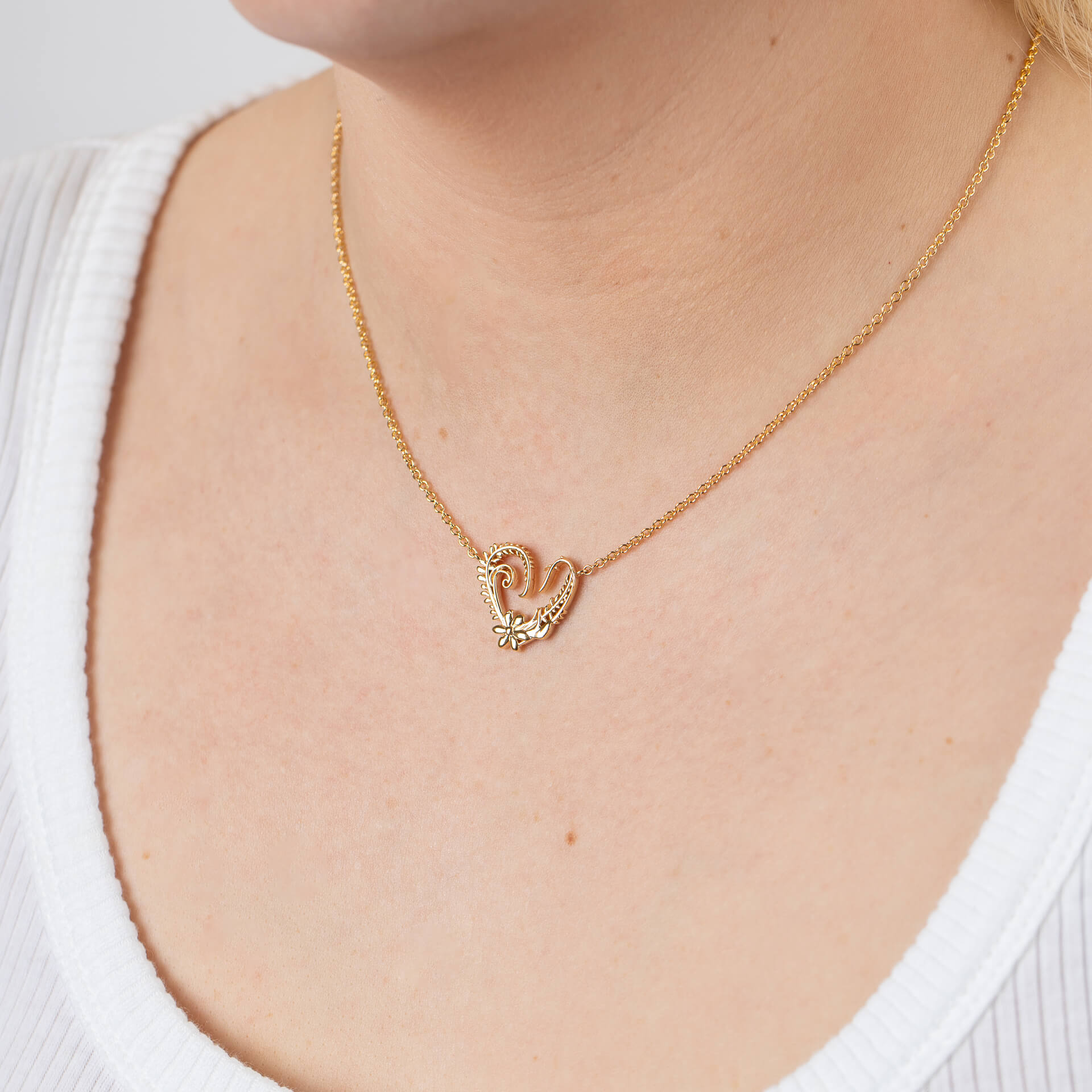 Baroque Heart Necklace
