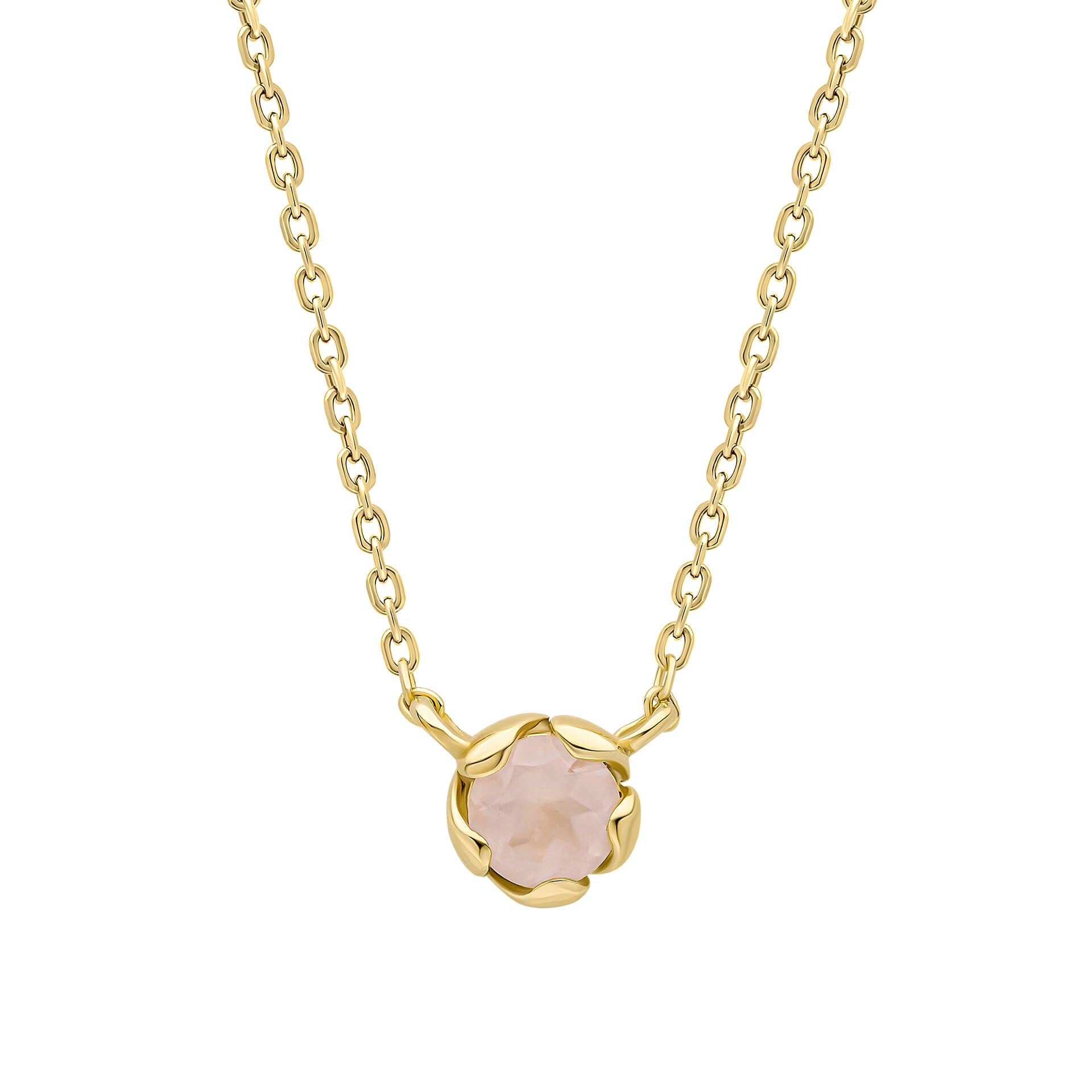 Petal Set Semi-Precious Necklace