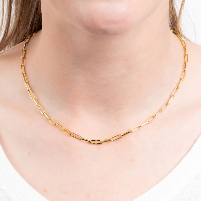 Open Link Chain Necklace