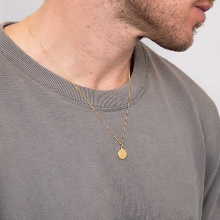 12mm Round Tag Pendant