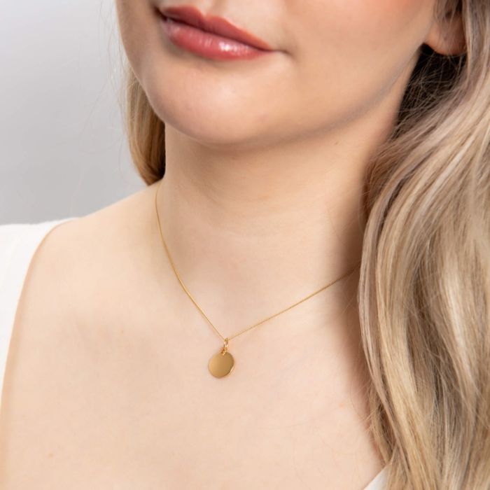 12mm Round Tag Pendant
