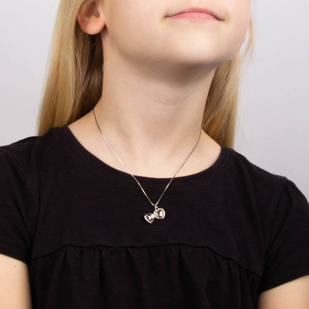 Heart Locket Pendant with Diamond