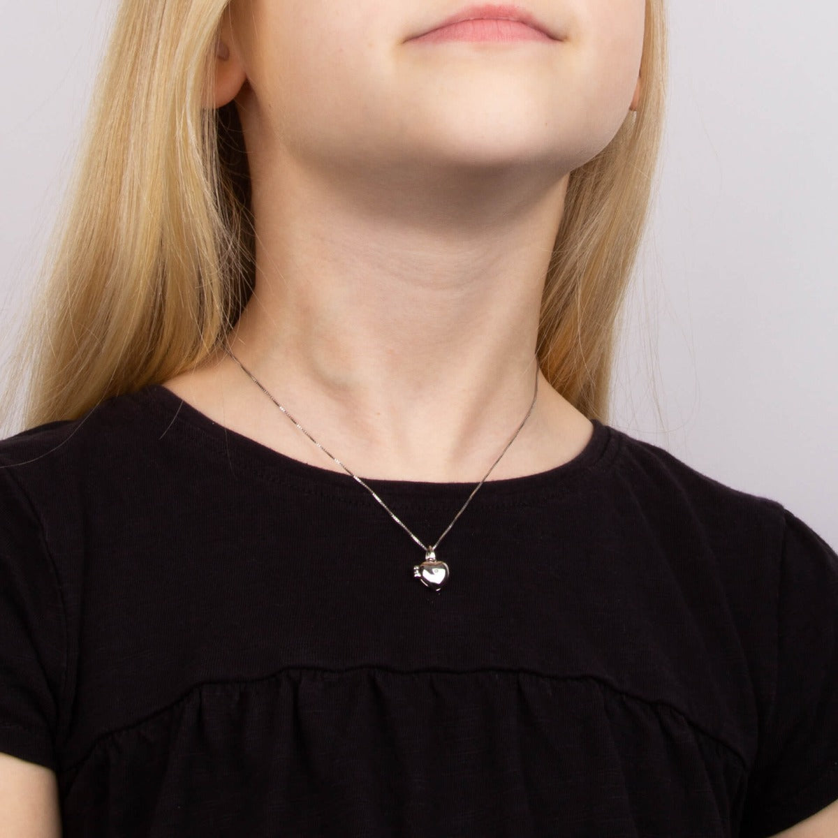 Heart Locket Pendant with Diamond