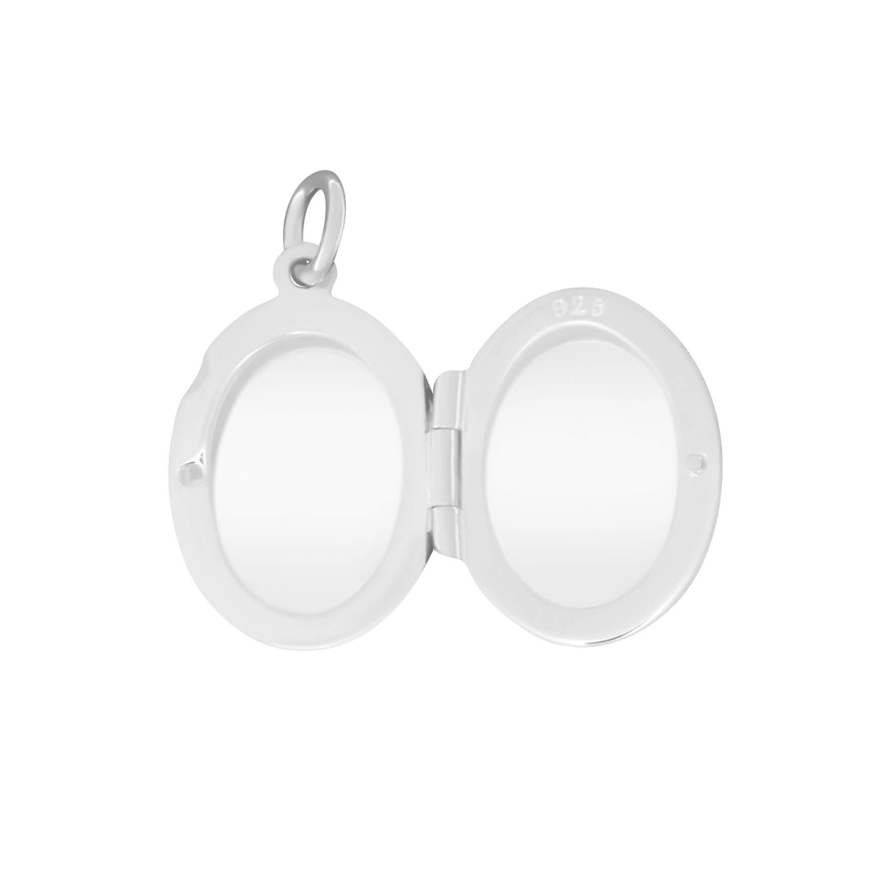 Small Oval Locket Pendant