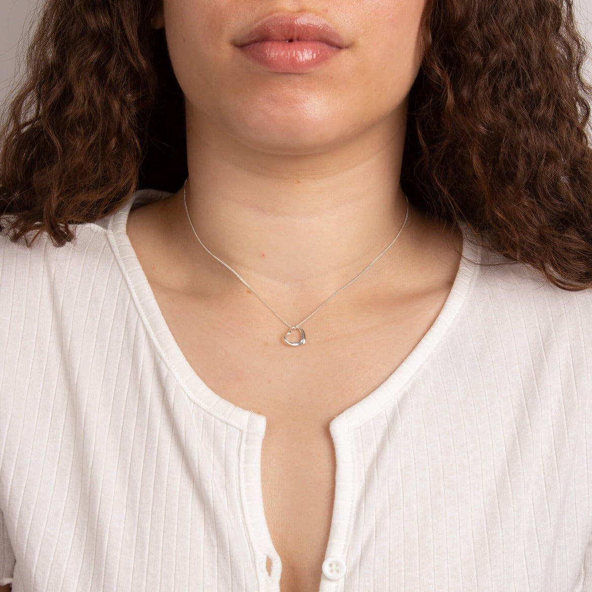Slip on Heart Pendant