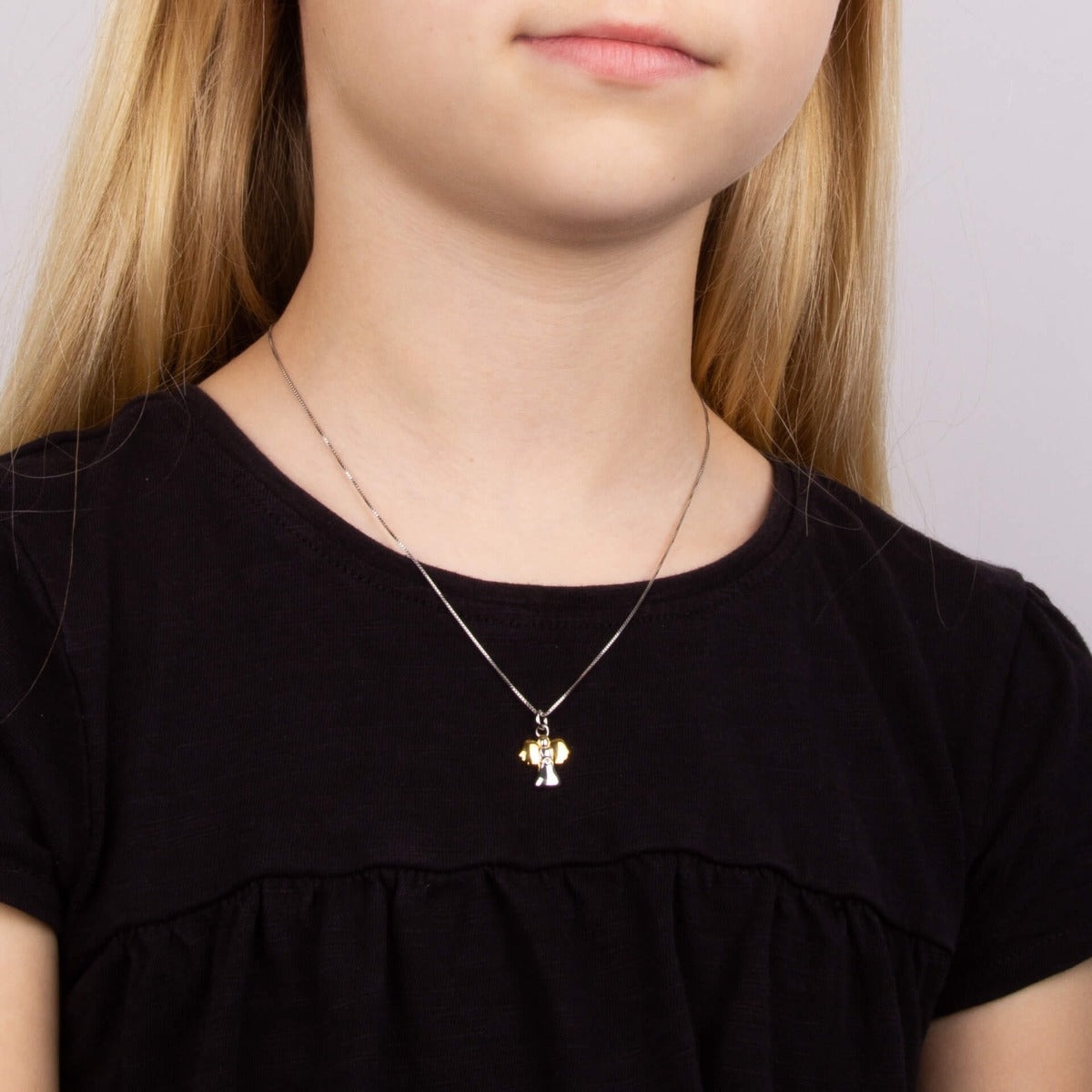 Angel Pendant With Diamond