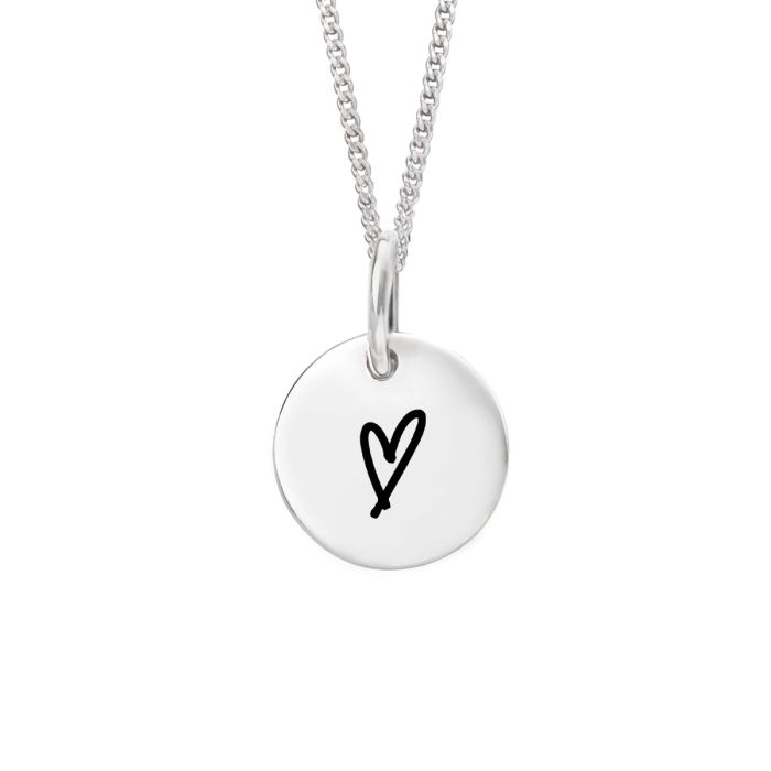 11mm Round Tag Pendant