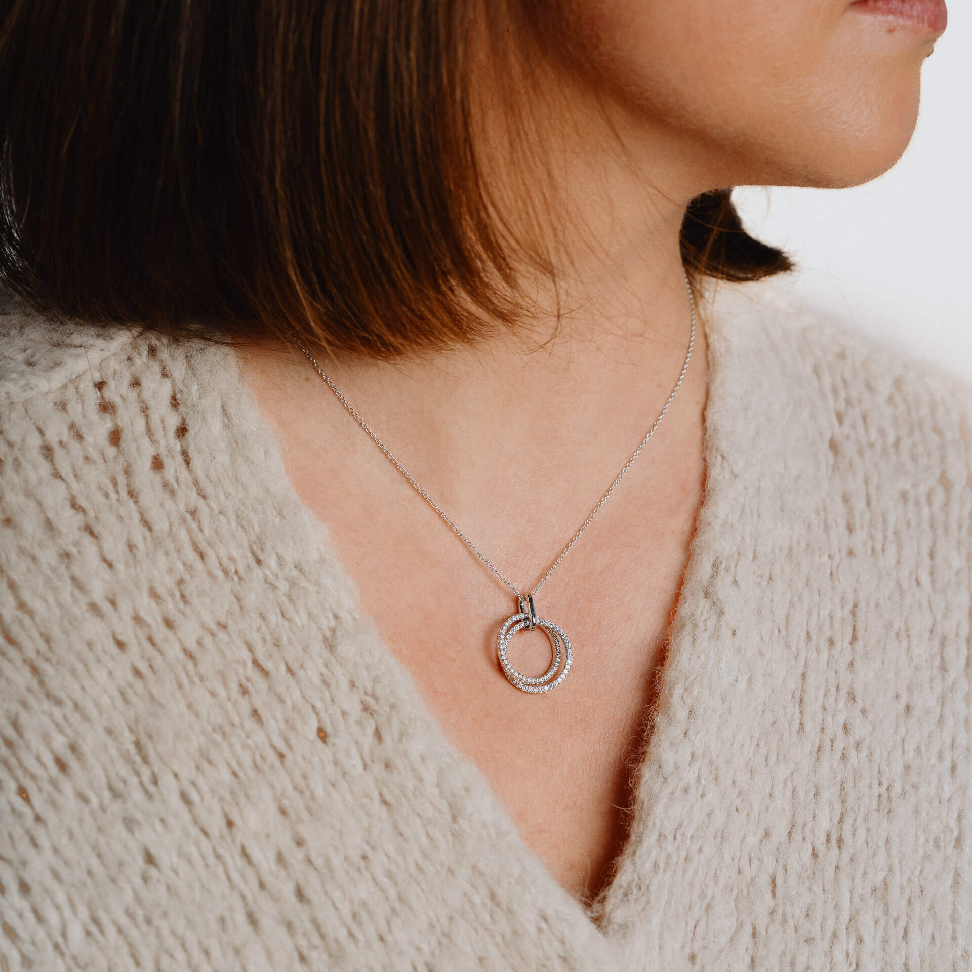 Intertwined Circles Pendant