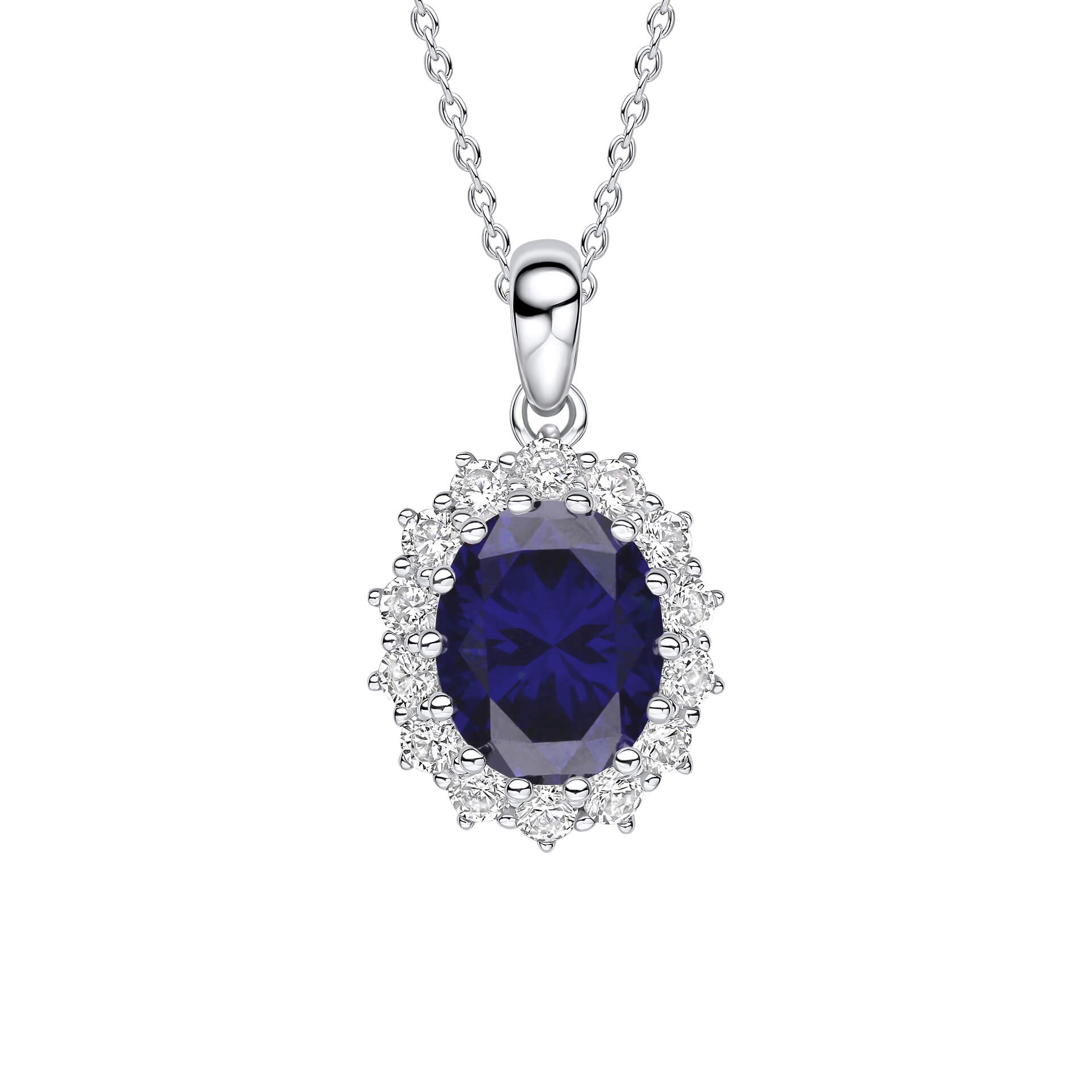 Oval Pendant with Surround