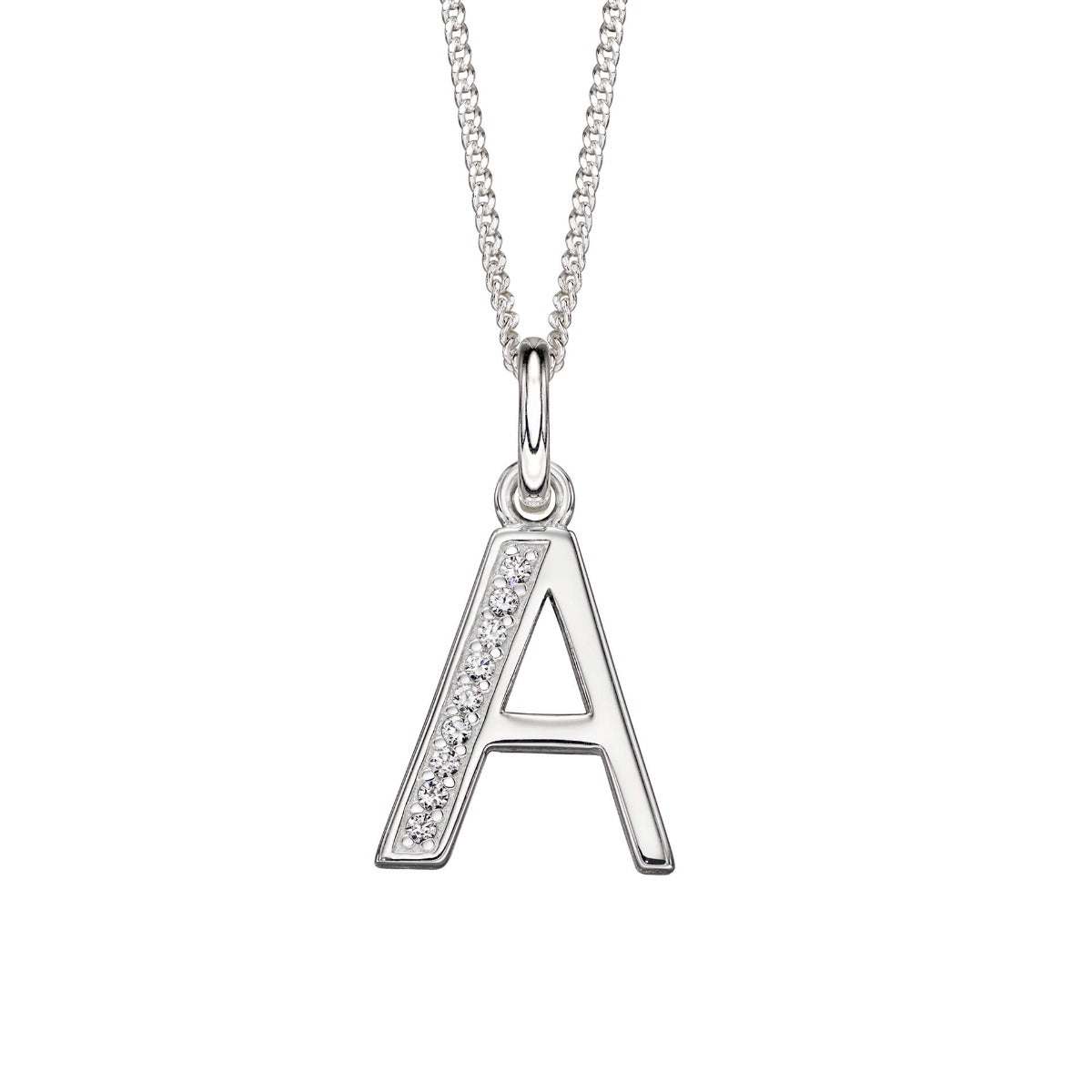 Initial Pendant with CZ Baseboard Kit