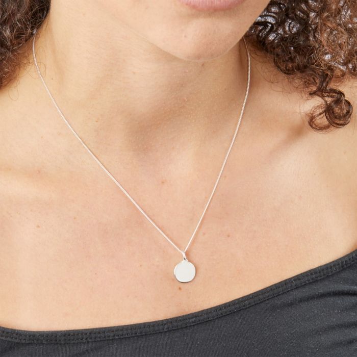 12mm Round Tag Pendant
