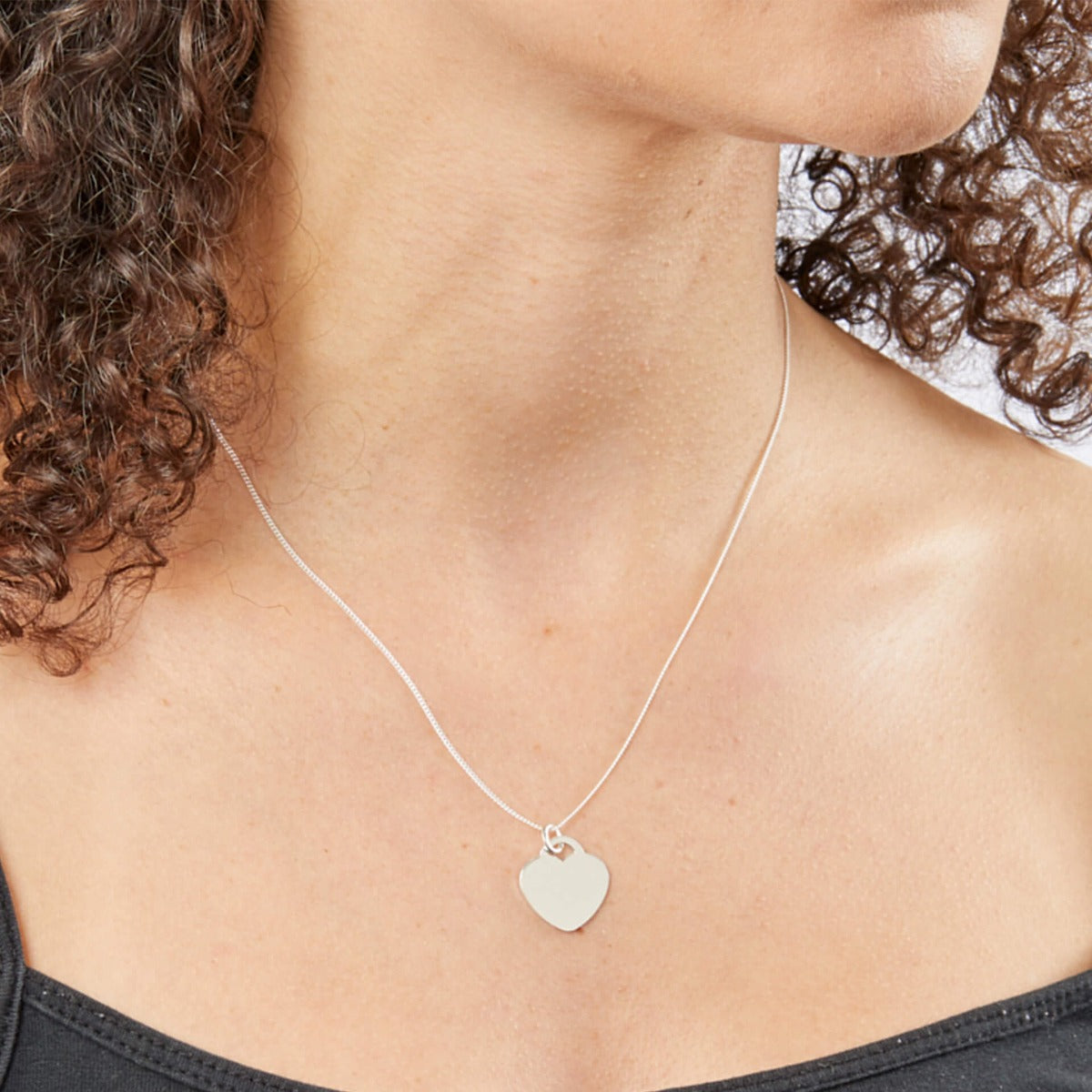 Engravable Heart Pendant