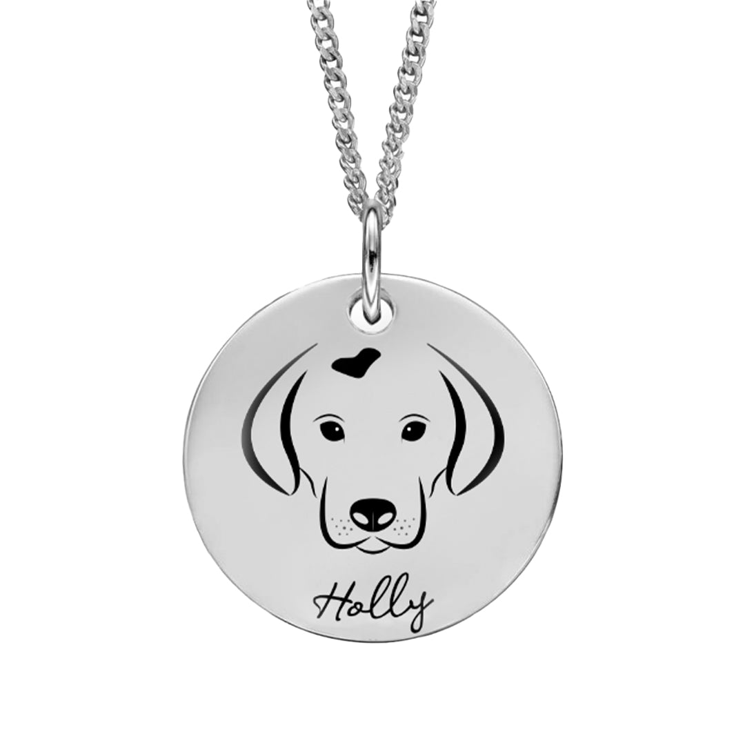 Large 18mm Disc Pendant