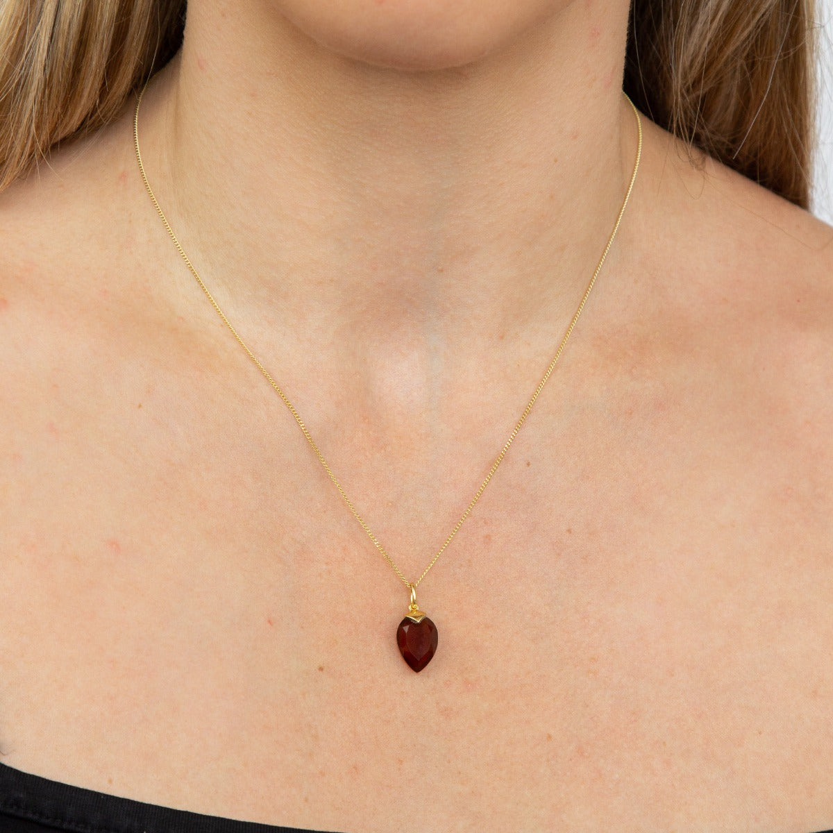 Chalcedony Birthstone Pendant