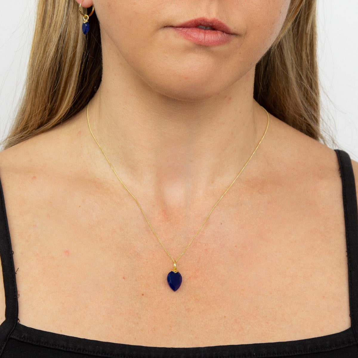 Chalcedony Birthstone Pendant