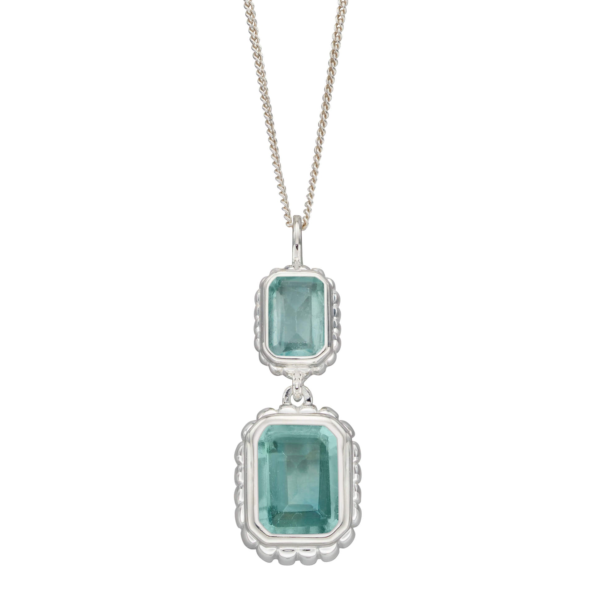 Curve Surround Double Drop Pendant