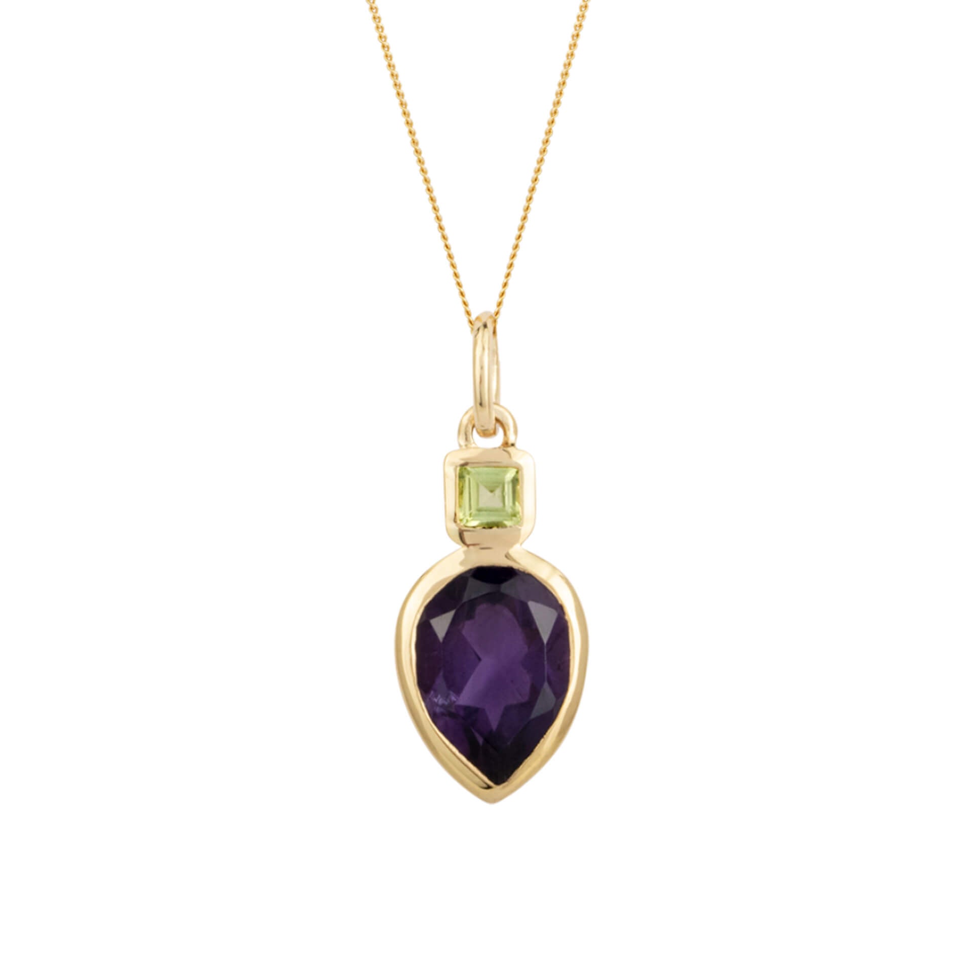 Iris Petal Drop Pendant
