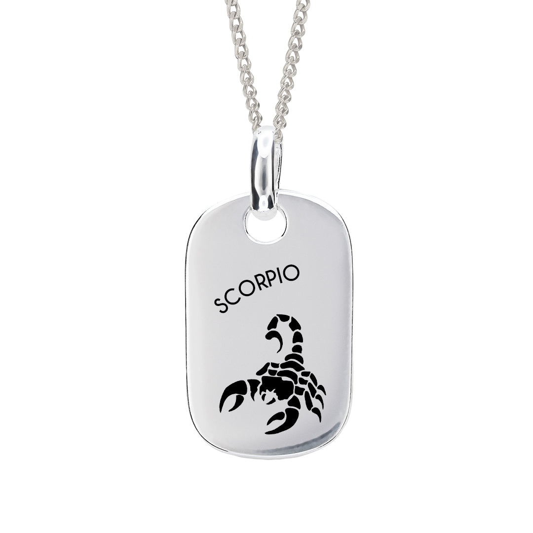 Rounded Rectangle Tag Pendant