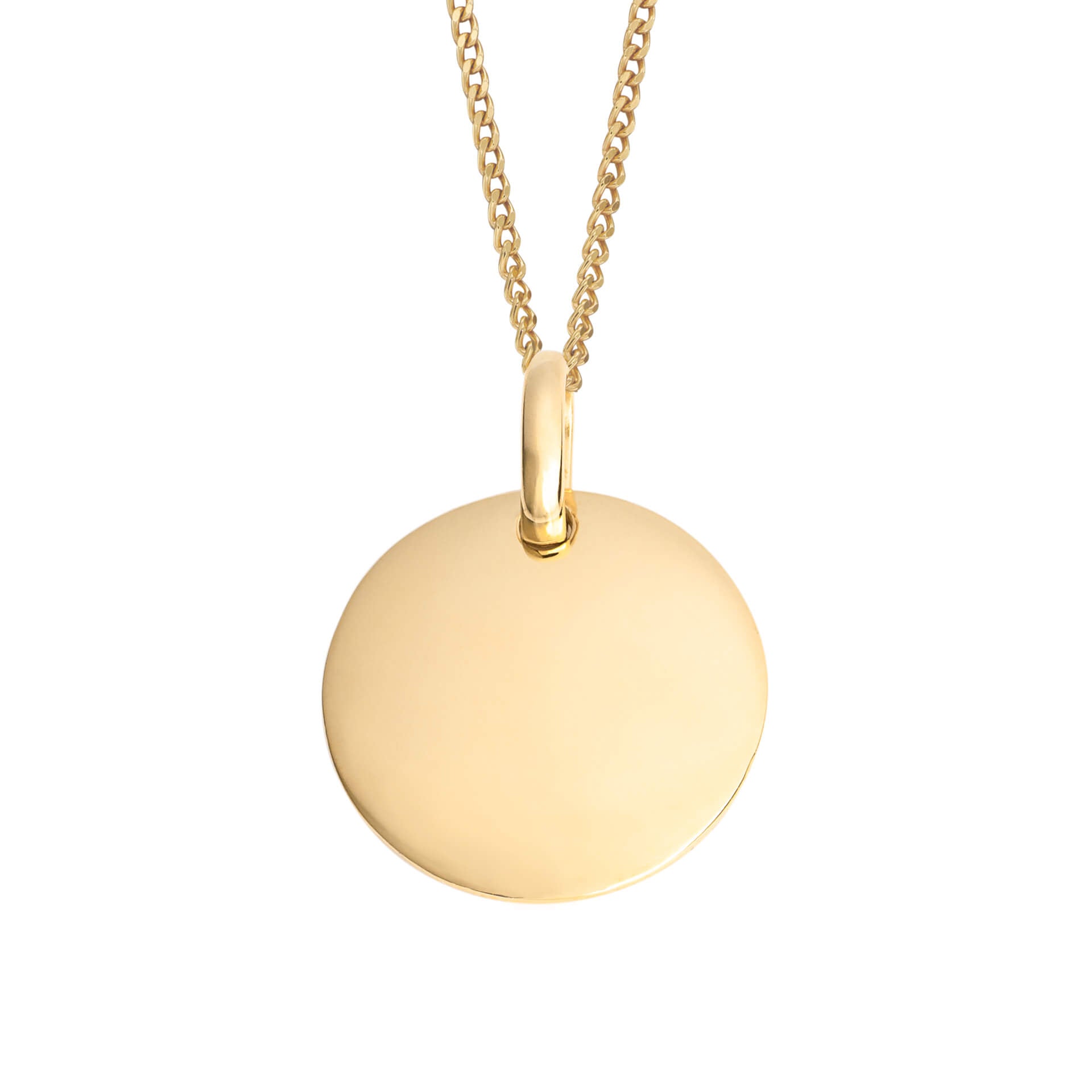 15mm Round Tag Pendant