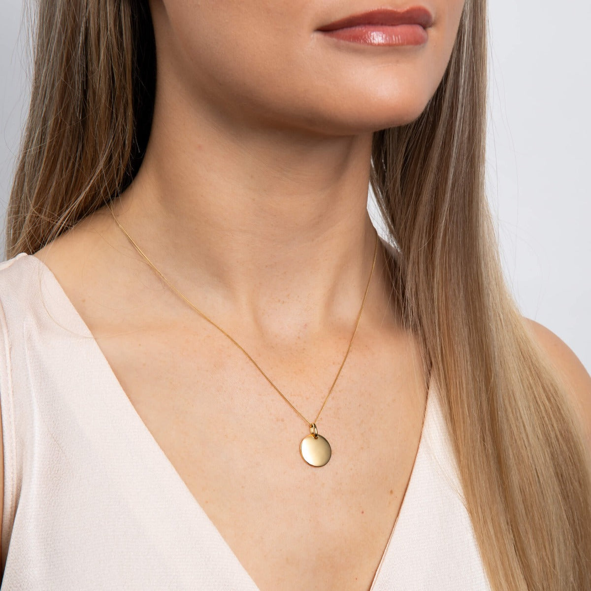 15mm Round Tag Pendant