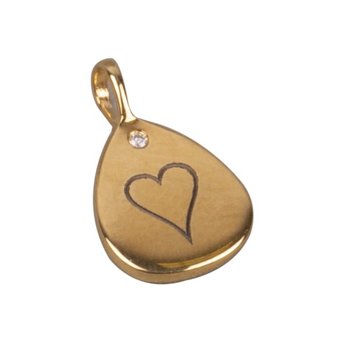Droplet Tag Pendant