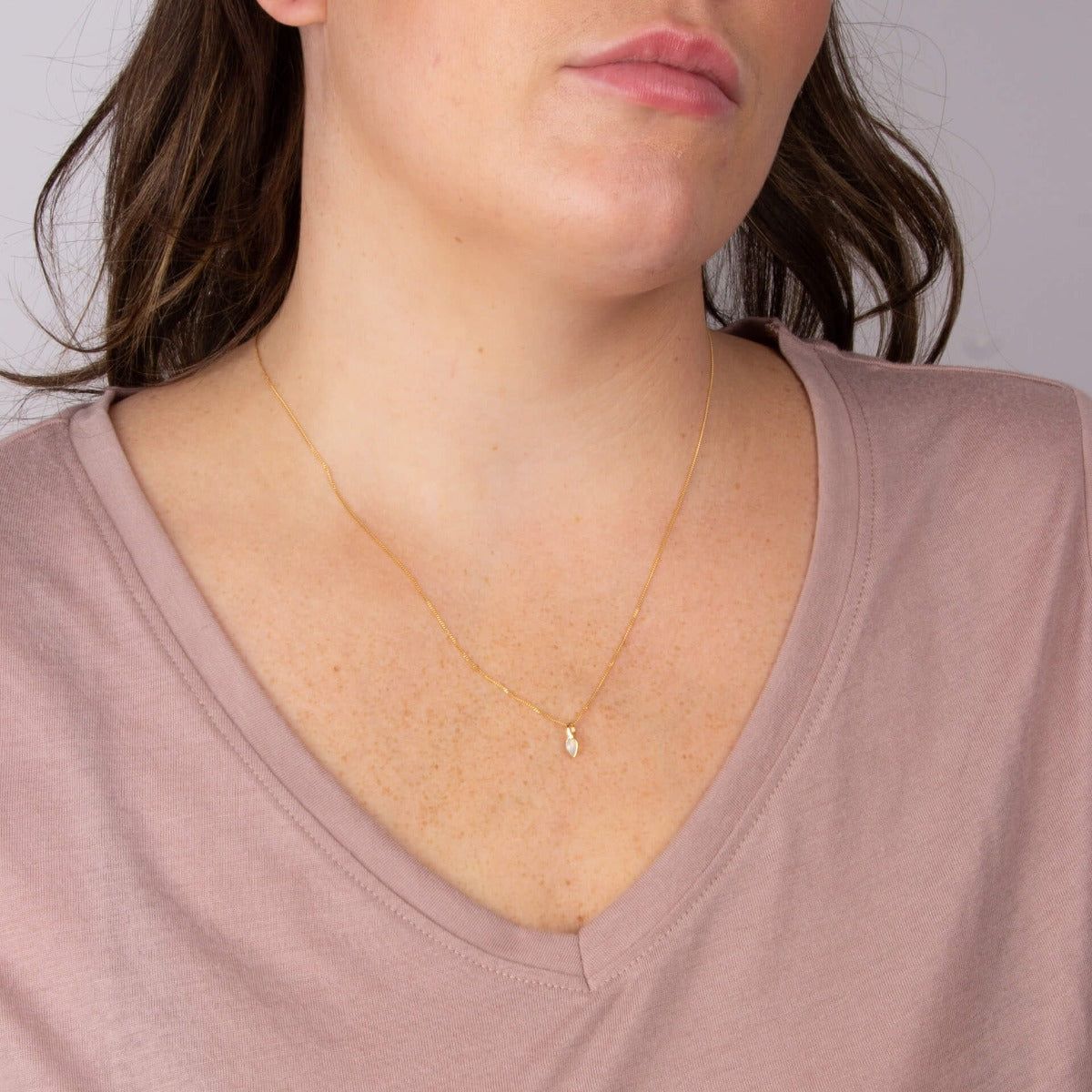 Semi-Precious Birthstone Pendant