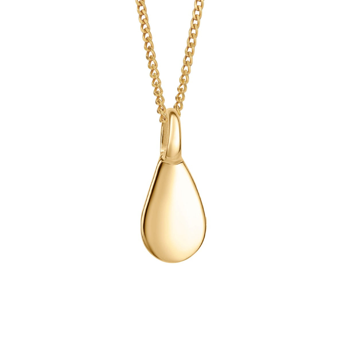 Droplet Shaped Engravable Tag Pendant