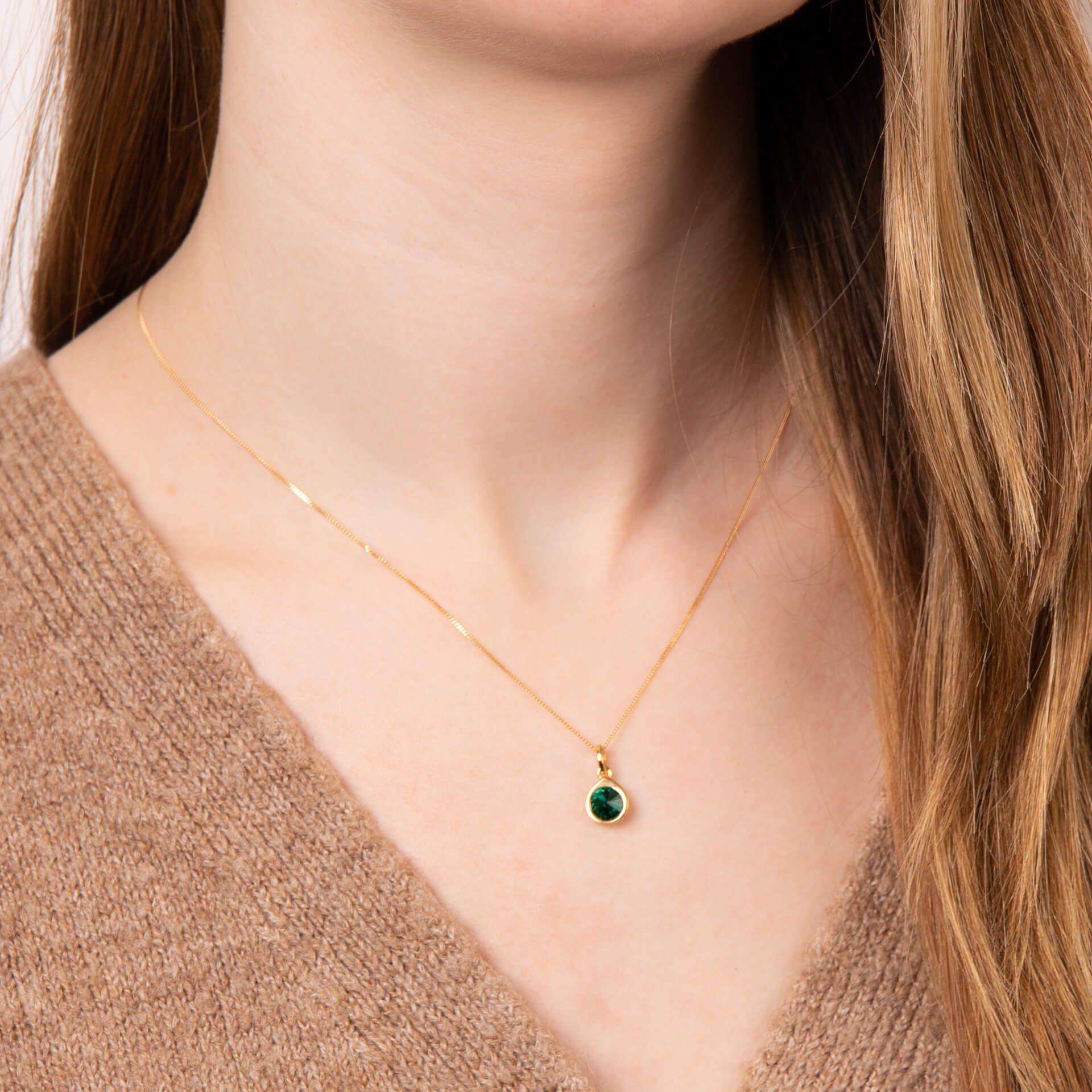 Crystal Teardrop Pendant