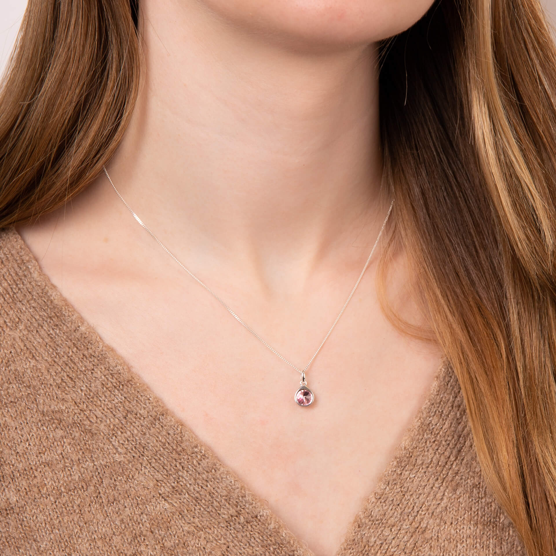 Crystal Teardrop Pendant