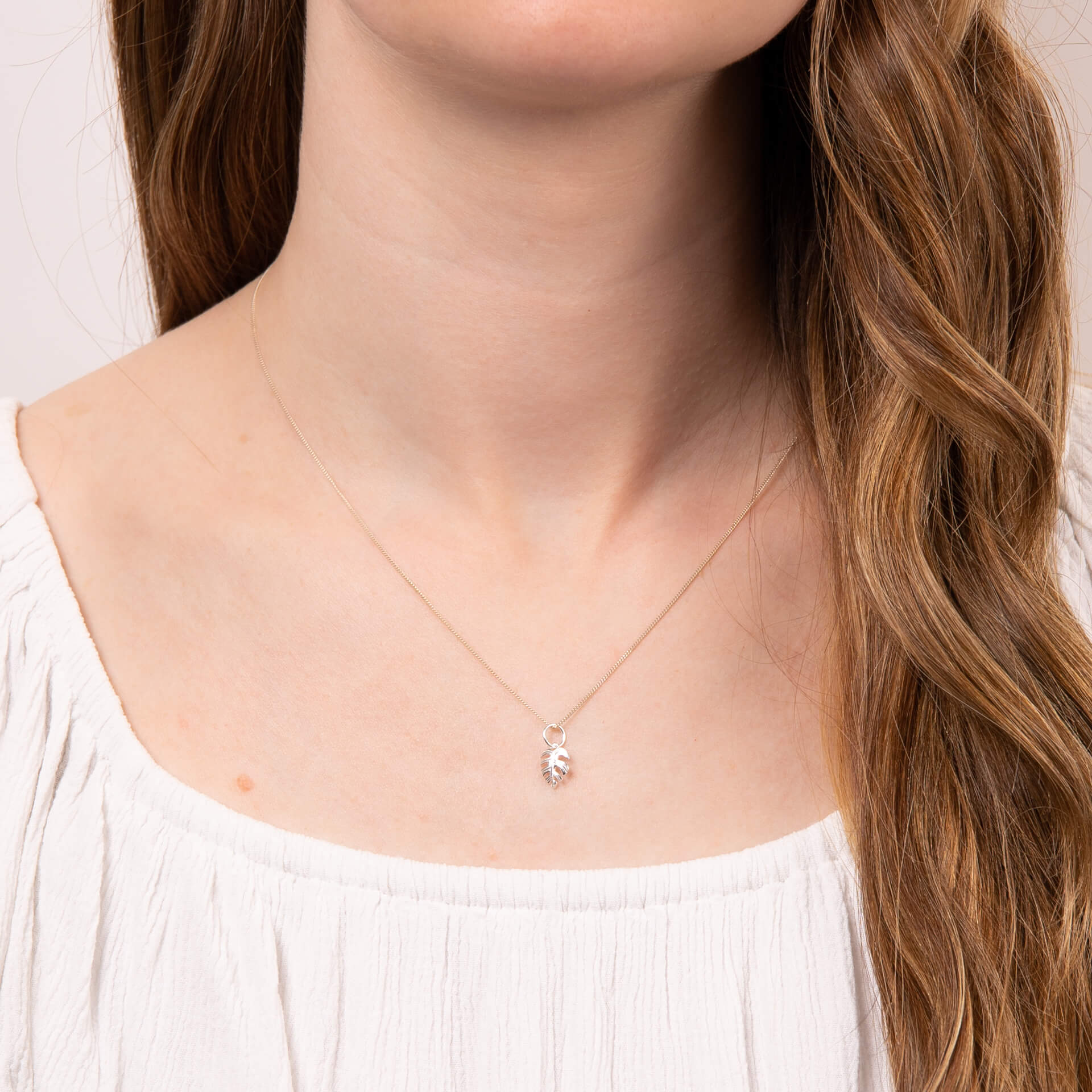 Palm Leaf Pendant Charm