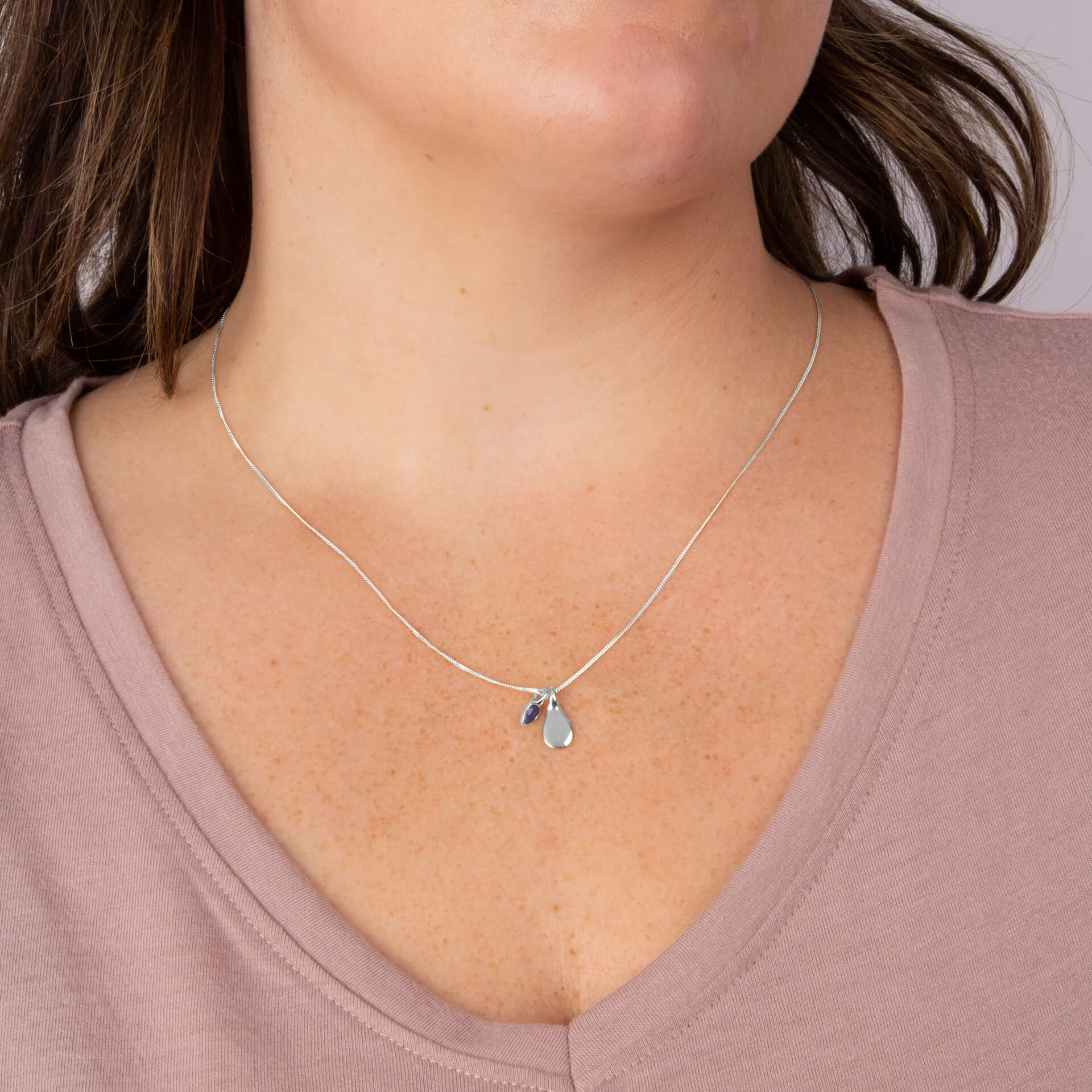 Semi-Precious Birthstone Necklace