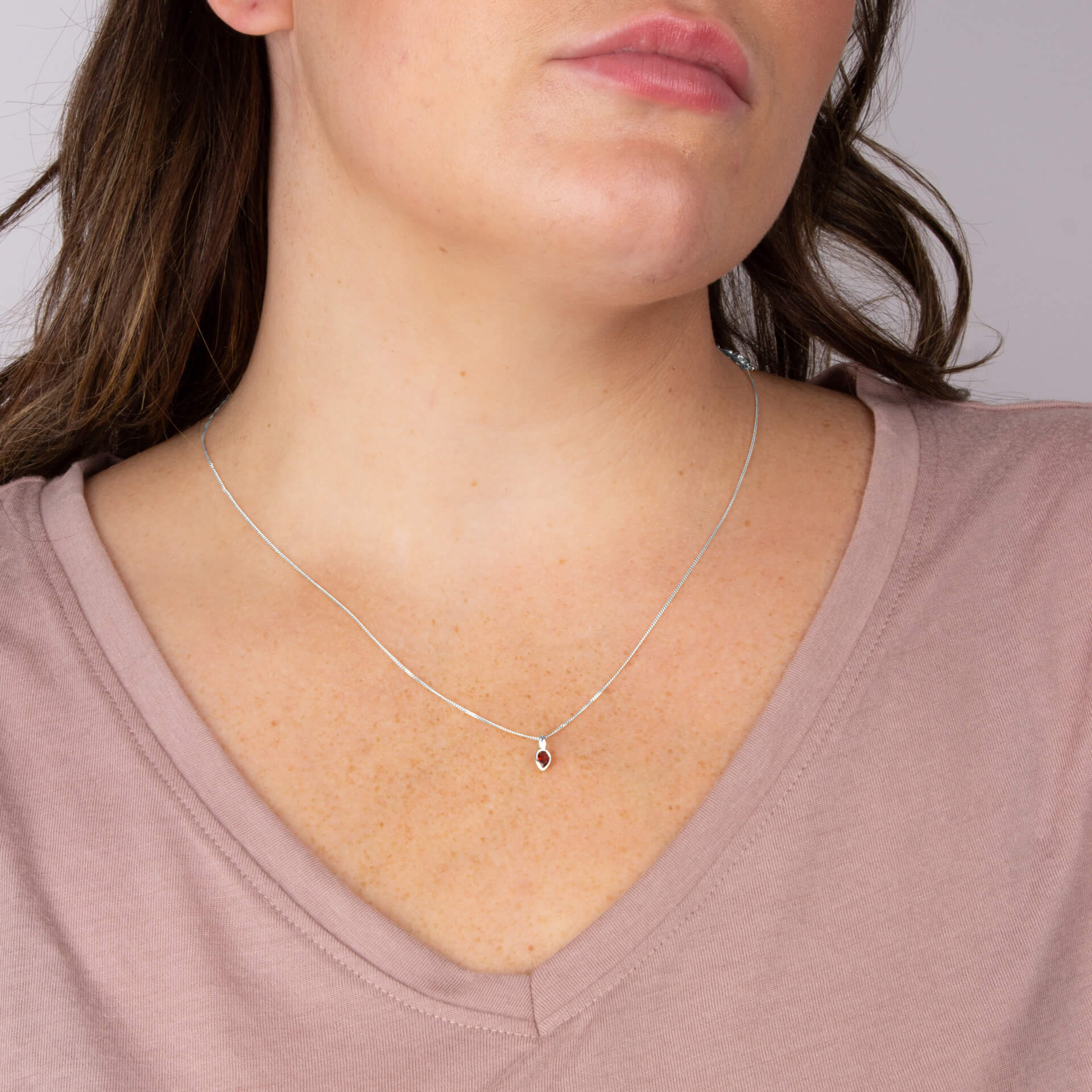 Semi-Precious Birthstone Pendant