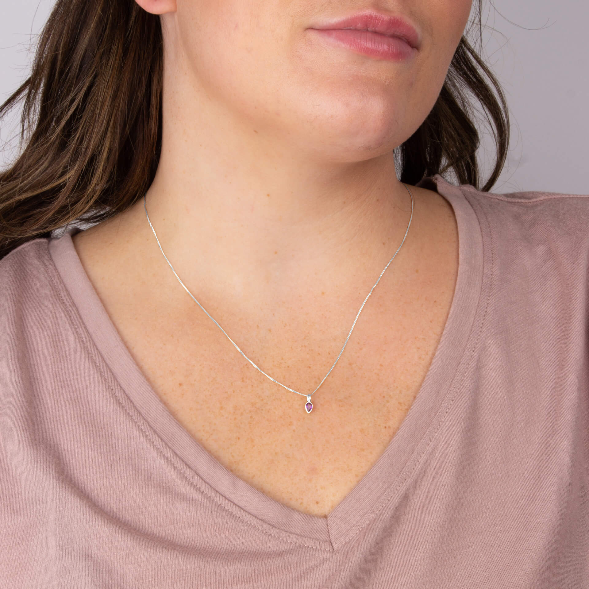 Semi-Precious Birthstone Pendant