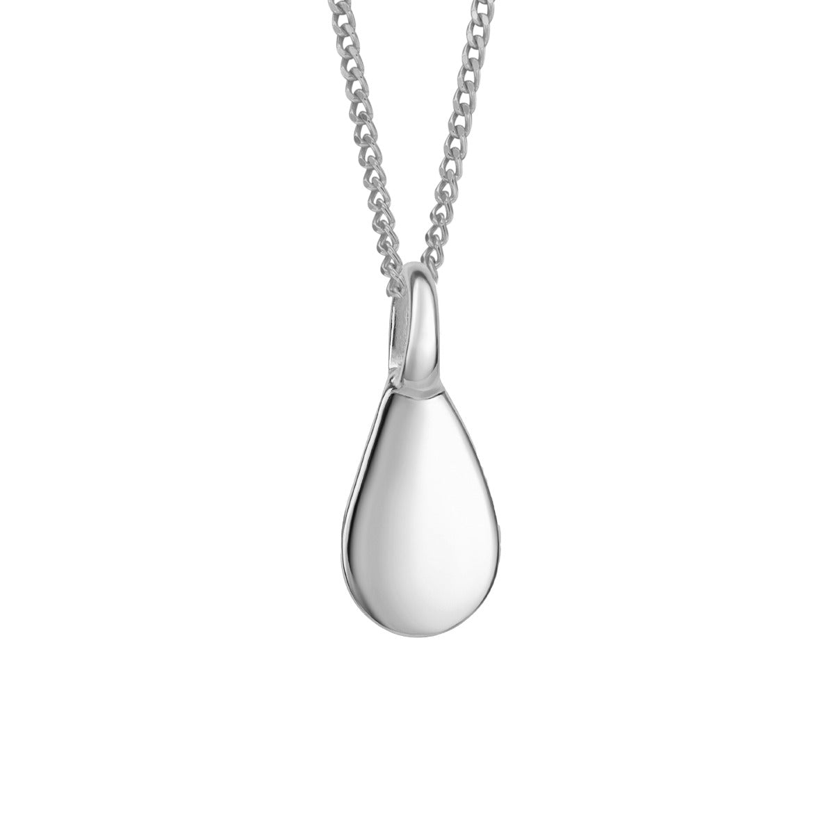 Droplet Shaped Engravable Tag Pendant