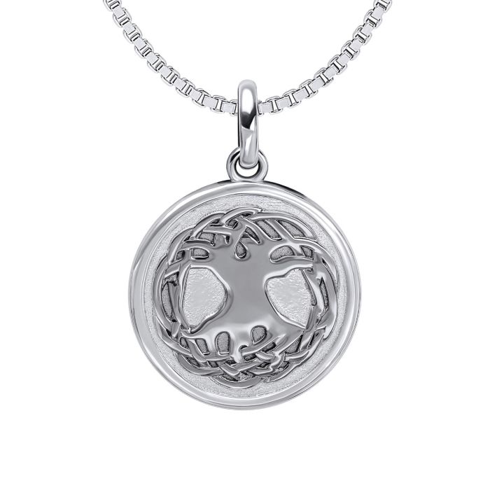 Oxidized Celtic Tree of Life Pendant