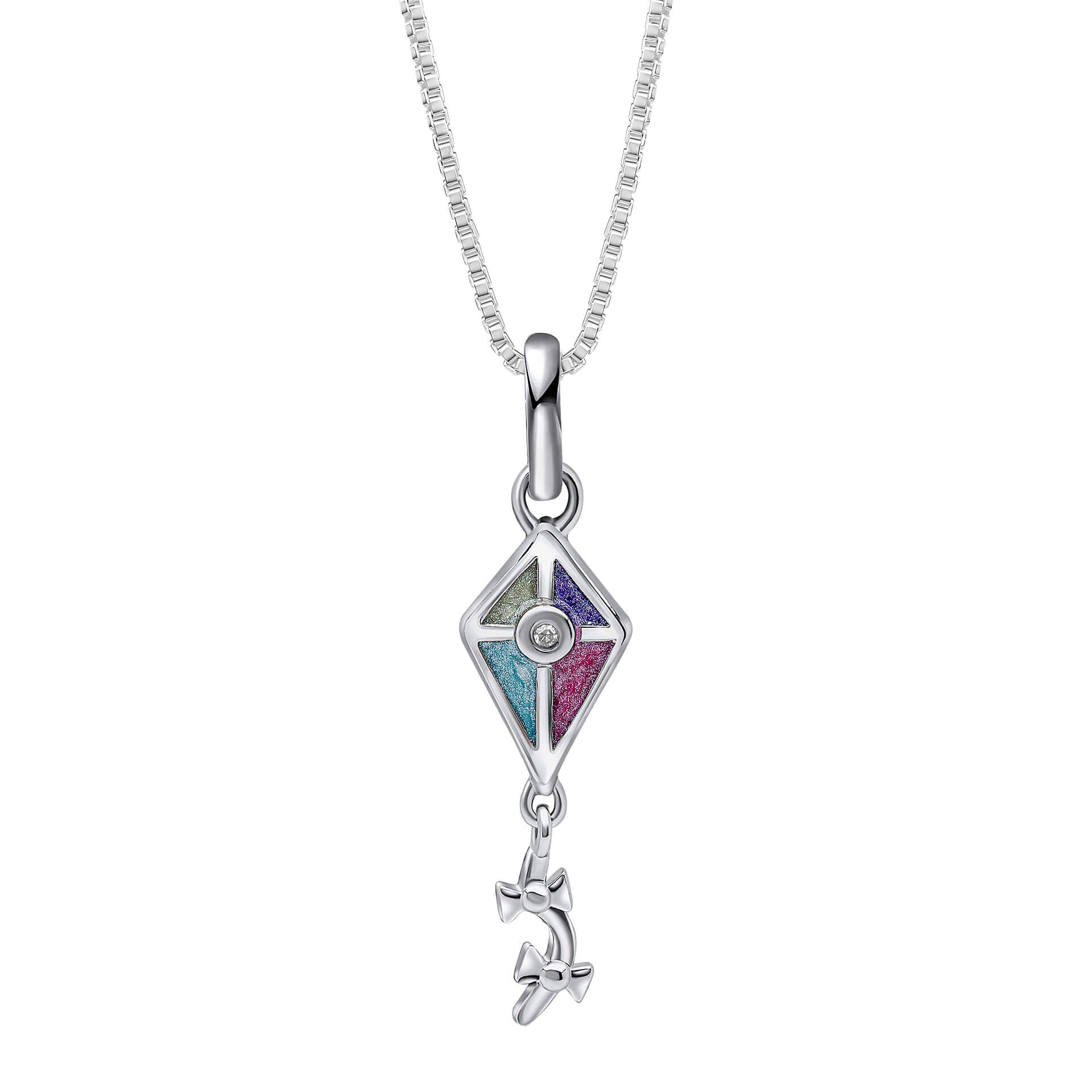 Kite Pendant with Diamond